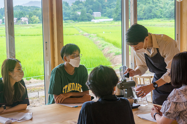 淡雪コーヒーセミナーの様子